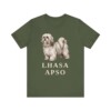 Lhasa Apso Lover Shirt, Vintage Dog Sketch Tee, Dog Lover Gift