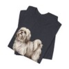 Lhasa Apso Lover Shirt, Vintage Dog Sketch Tee, Dog Lover Gift