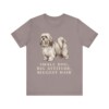 Lhasa Apso Humor Shirt, Vintage Dog Sketch Tee, Dog Humor Gift