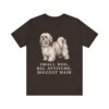 Lhasa Apso Humor Shirt, Vintage Dog Sketch Tee, Dog Humor Gift