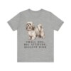 Lhasa Apso Humor Shirt, Vintage Dog Sketch Tee, Dog Humor Gift