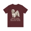 Lhasa Apso Humor Shirt, Vintage Dog Sketch Tee, Dog Humor Gift