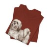 Lhasa Apso Humor Shirt, Vintage Dog Sketch Tee, Dog Humor Gift