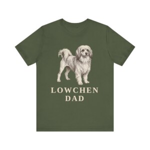 Lowchen Dad Shirt, Vintage Dog Sketch Tee, Dog Dad Gift