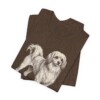 Lowchen Dad Shirt, Vintage Dog Sketch Tee, Dog Dad Gift