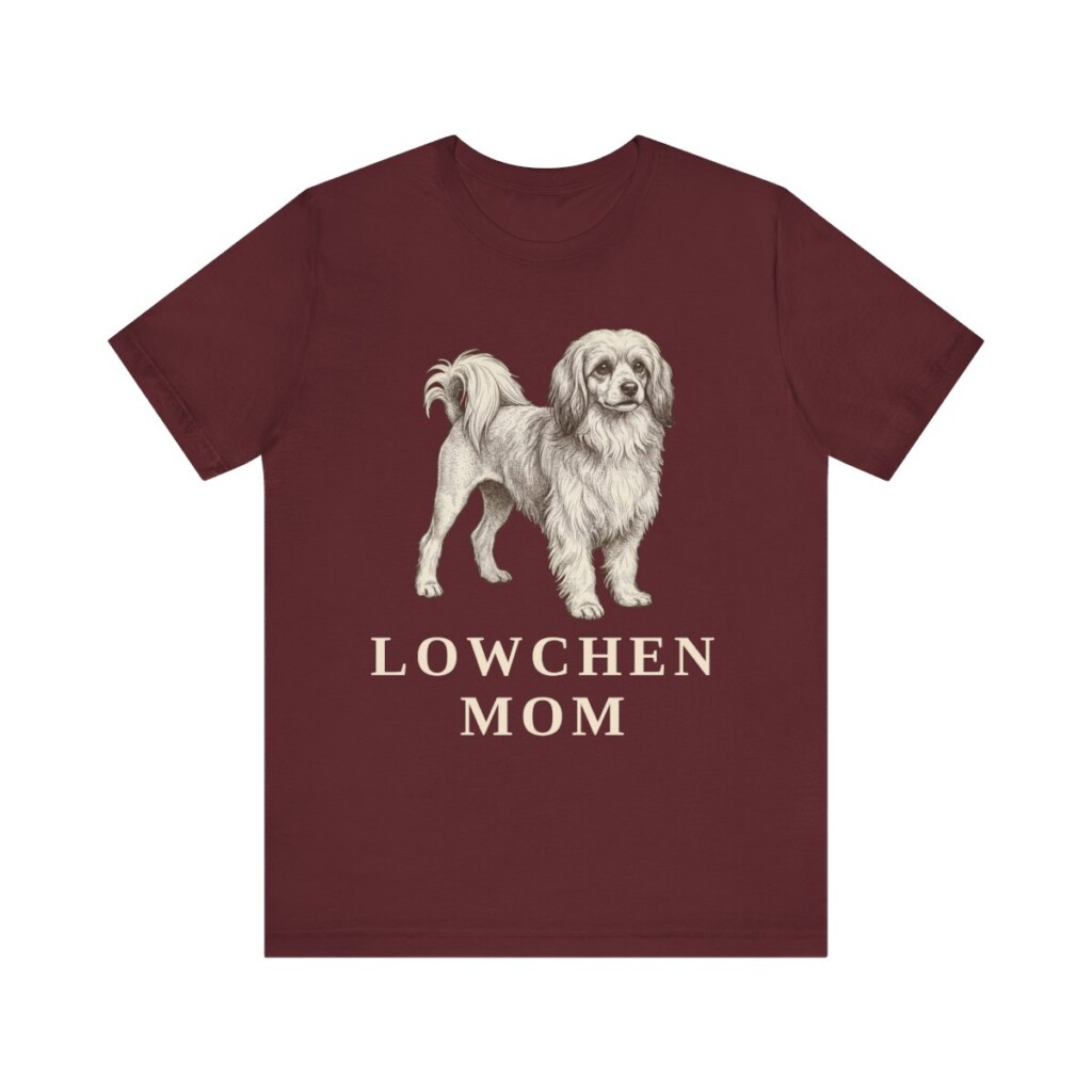 Lowchen Mom Shirt, Vintage Dog Sketch Tee, Dog Mom Gift