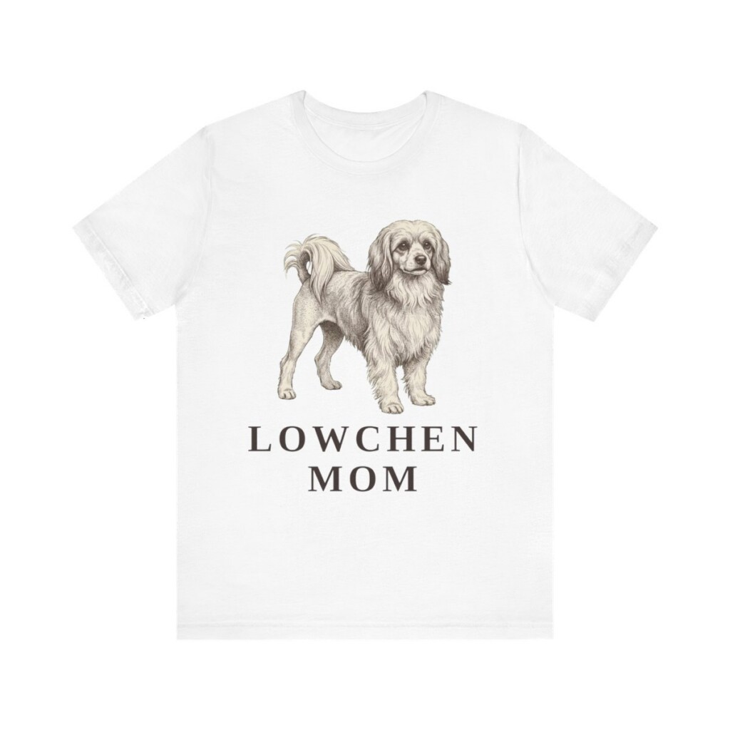 Lowchen Mom Shirt, Vintage Dog Sketch Tee, Dog Mom Gift