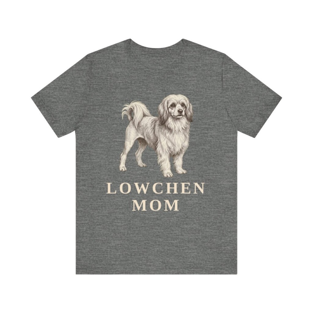 Lowchen Mom Shirt, Vintage Dog Sketch Tee, Dog Mom Gift