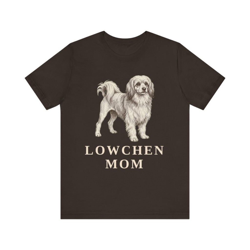 Lowchen Mom Shirt, Vintage Dog Sketch Tee, Dog Mom Gift