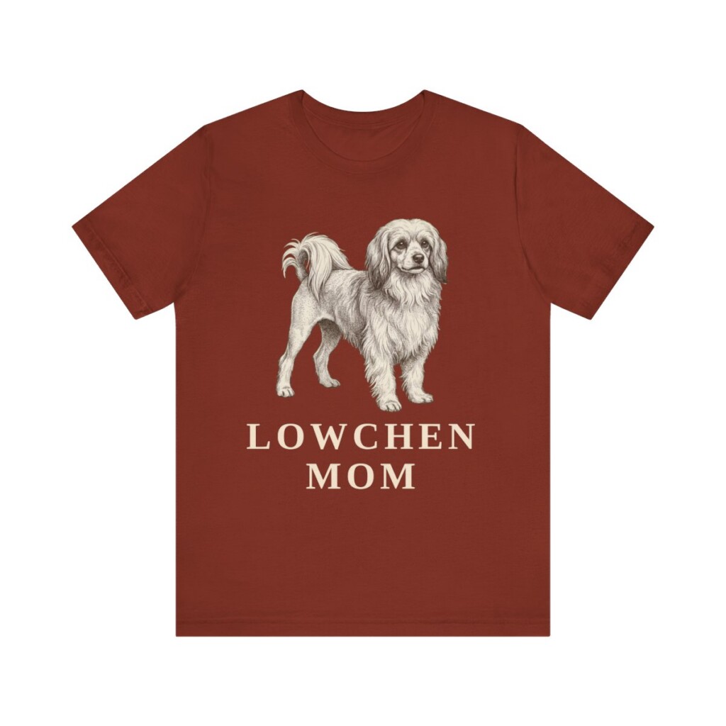 Lowchen Mom Shirt, Vintage Dog Sketch Tee, Dog Mom Gift