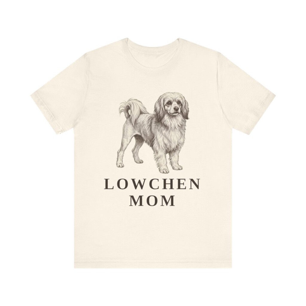 Lowchen Mom Shirt, Vintage Dog Sketch Tee, Dog Mom Gift