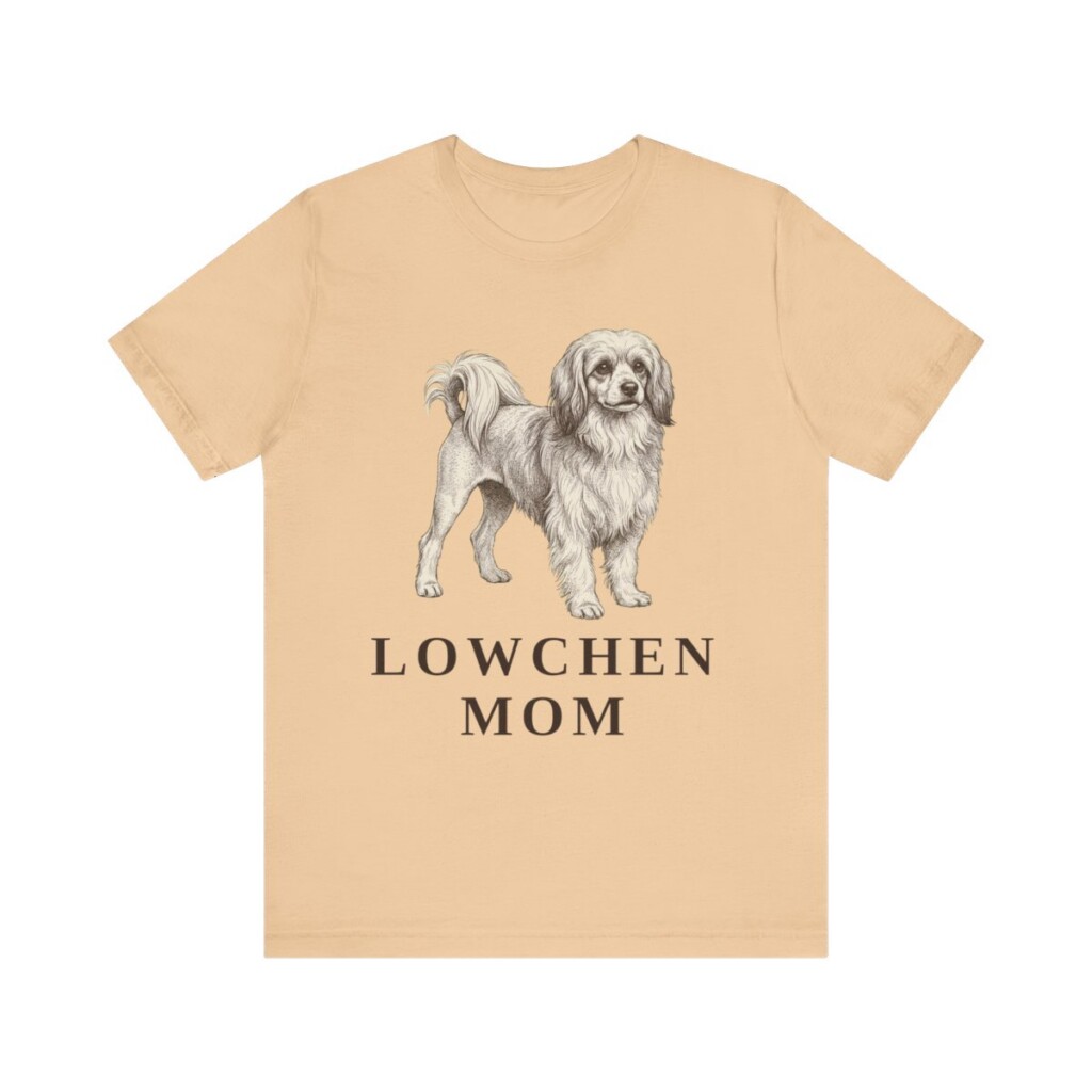 Lowchen Mom Shirt, Vintage Dog Sketch Tee, Dog Mom Gift