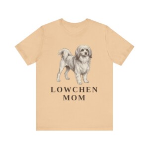 Lowchen Mom Shirt, Vintage Dog Sketch Tee, Dog Mom Gift