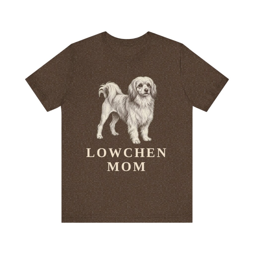 Lowchen Mom Shirt, Vintage Dog Sketch Tee, Dog Mom Gift