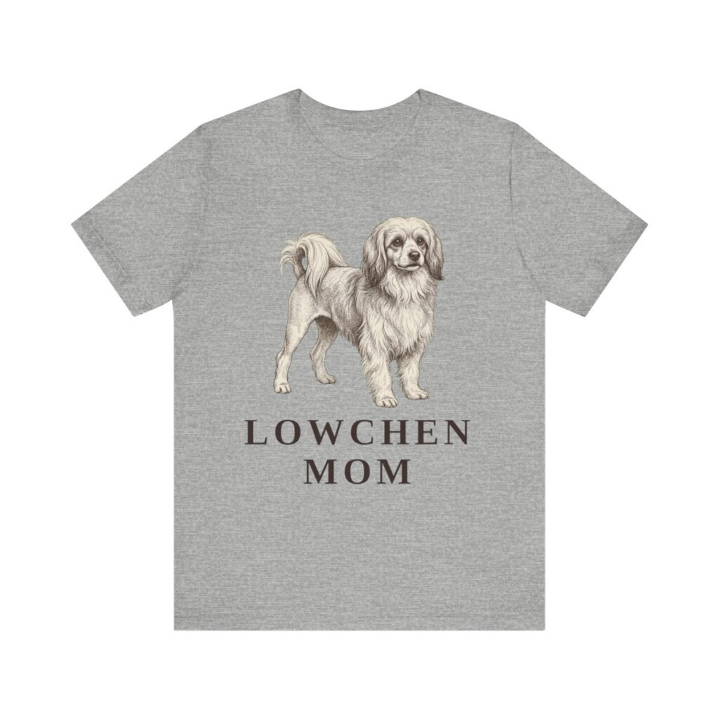 Lowchen Mom Shirt, Vintage Dog Sketch Tee, Dog Mom Gift
