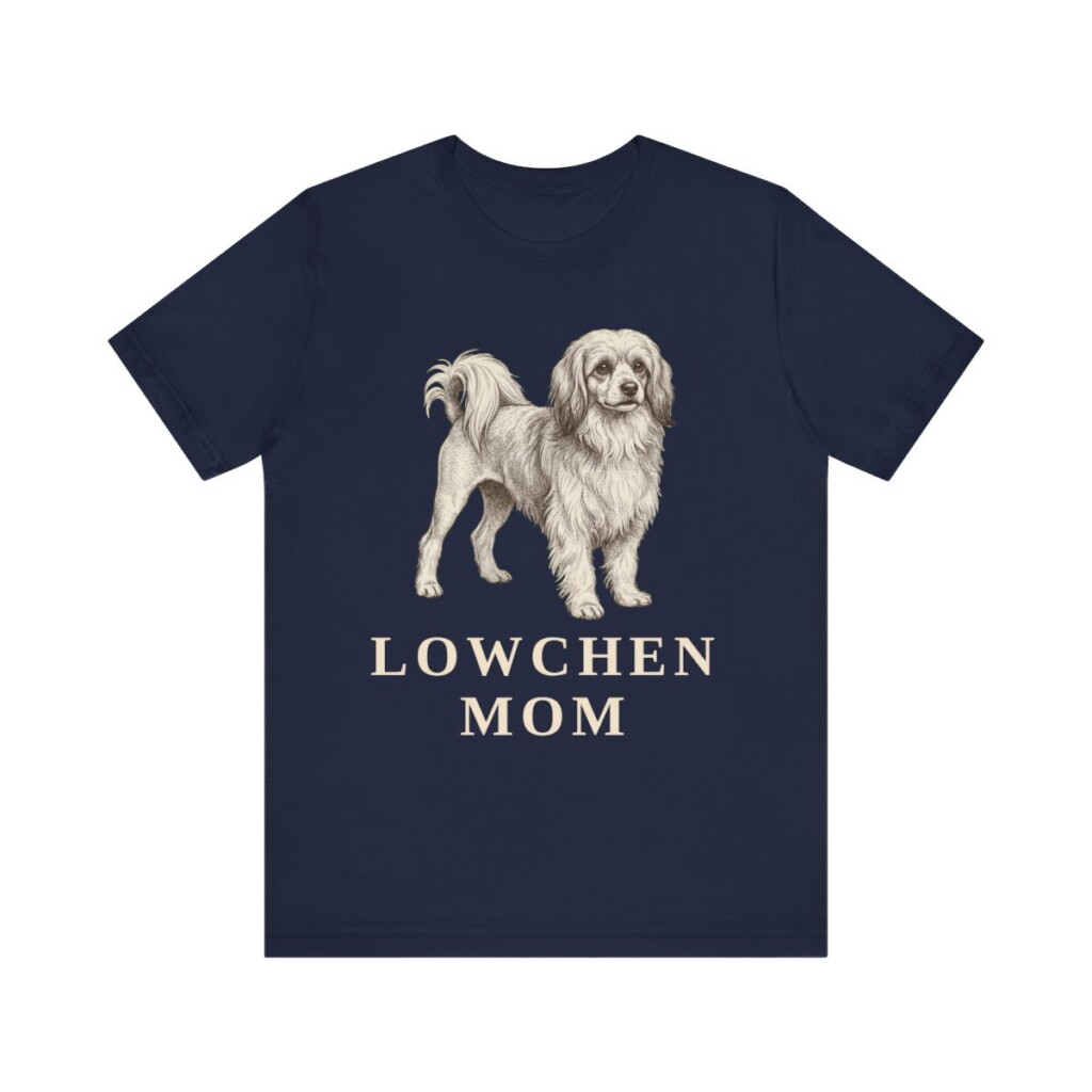 Lowchen Mom Shirt, Vintage Dog Sketch Tee, Dog Mom Gift
