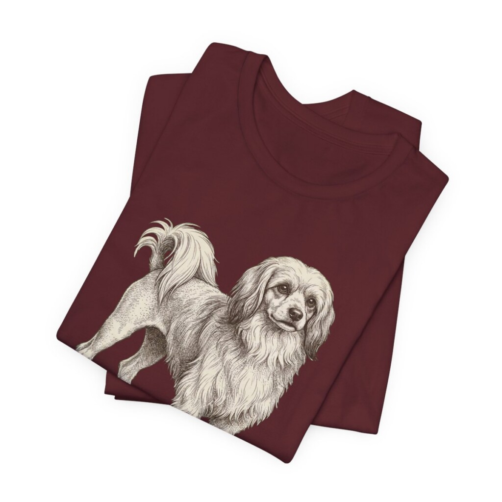 Lowchen Mom Shirt, Vintage Dog Sketch Tee, Dog Mom Gift