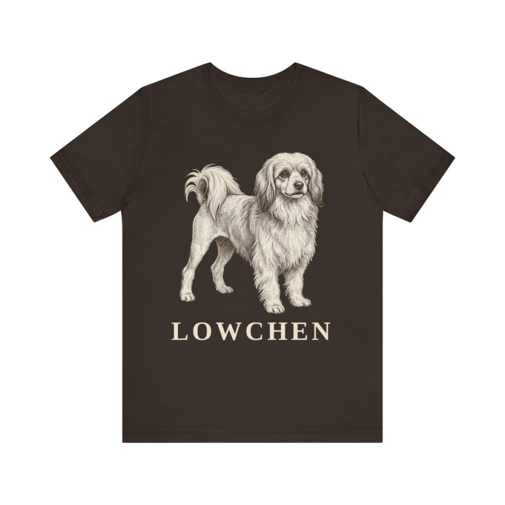 Lowchen Lover Shirt, Vintage Dog Sketch Tee, Dog Lover Gift