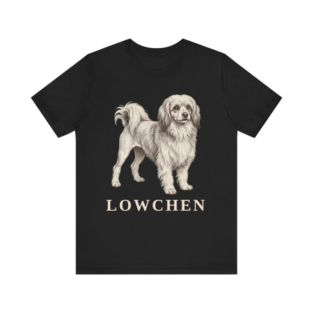 Lowchen Lover Shirt, Vintage Dog Sketch Tee, Dog Lover Gift