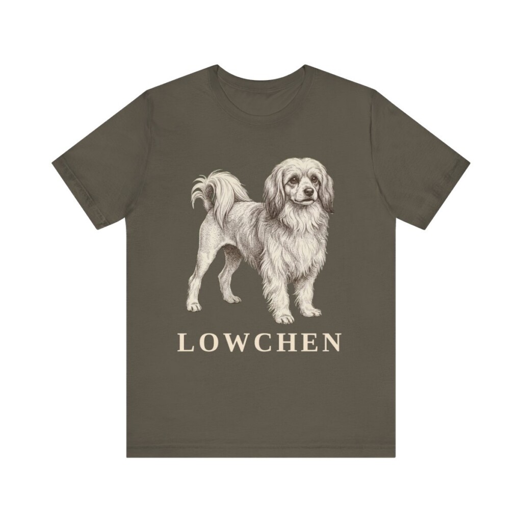 Lowchen Lover Shirt, Vintage Dog Sketch Tee, Dog Lover Gift