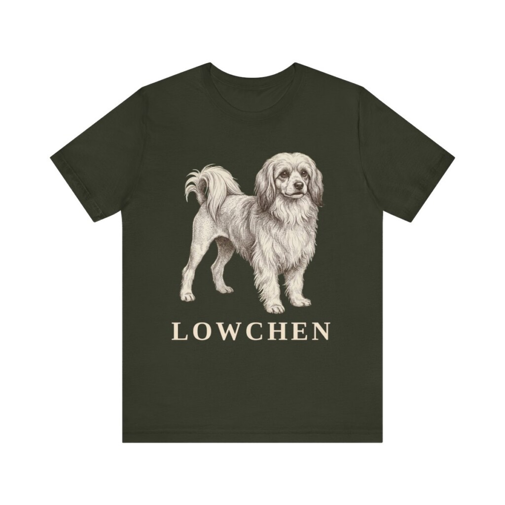 Lowchen Lover Shirt, Vintage Dog Sketch Tee, Dog Lover Gift
