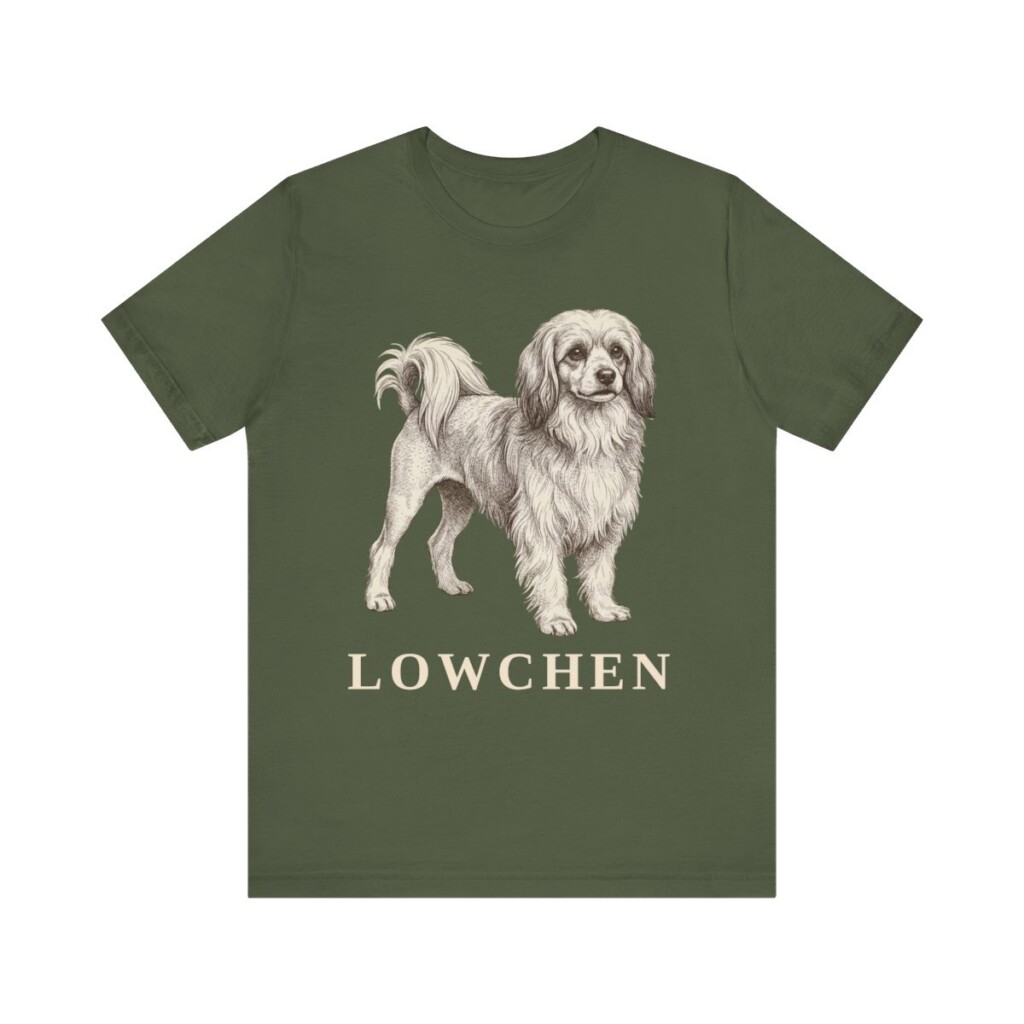Lowchen Lover Shirt, Vintage Dog Sketch Tee, Dog Lover Gift