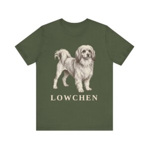 Lowchen Lover Shirt, Vintage Dog Sketch Tee, Dog Lover Gift