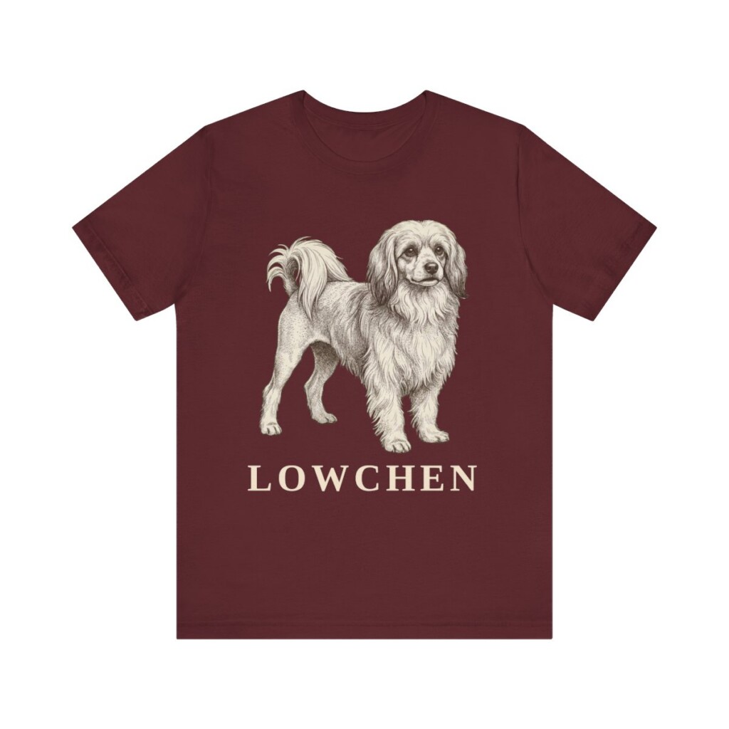 Lowchen Lover Shirt, Vintage Dog Sketch Tee, Dog Lover Gift