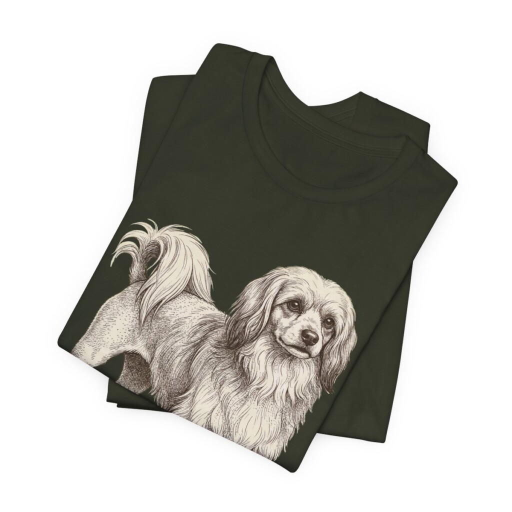Lowchen Lover Shirt, Vintage Dog Sketch Tee, Dog Lover Gift