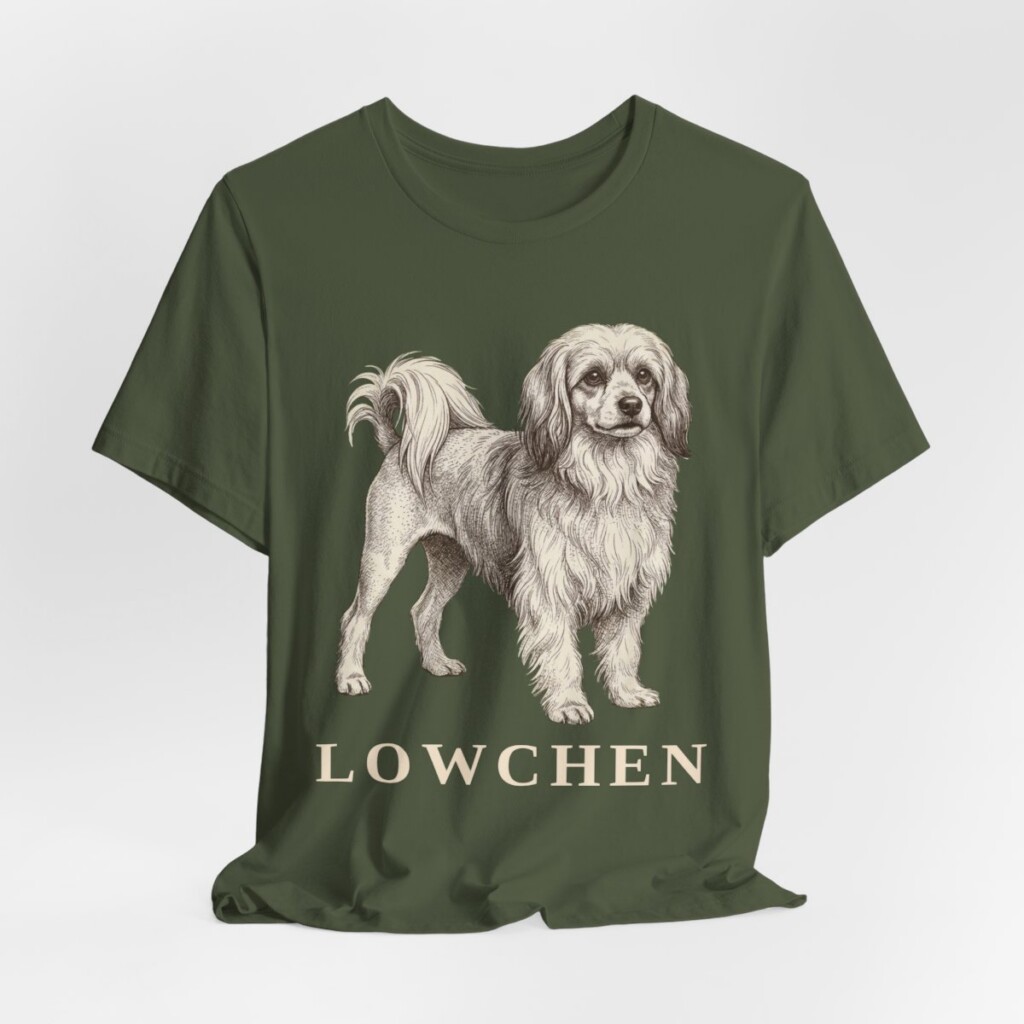 Lowchen Lover Shirt, Vintage Dog Sketch Tee, Dog Lover Gift