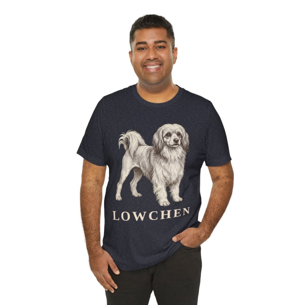 Lowchen Lover Shirt, Vintage Dog Sketch Tee, Dog Lover Gift