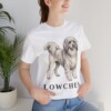 Lowchen Lover Shirt, Vintage Dog Sketch Tee, Dog Lover Gift