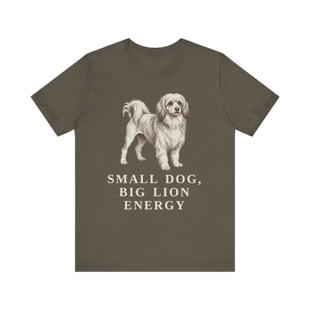 Lowchen Humor Shirt, Vintage Dog Sketch Tee, Dog Humor Gift