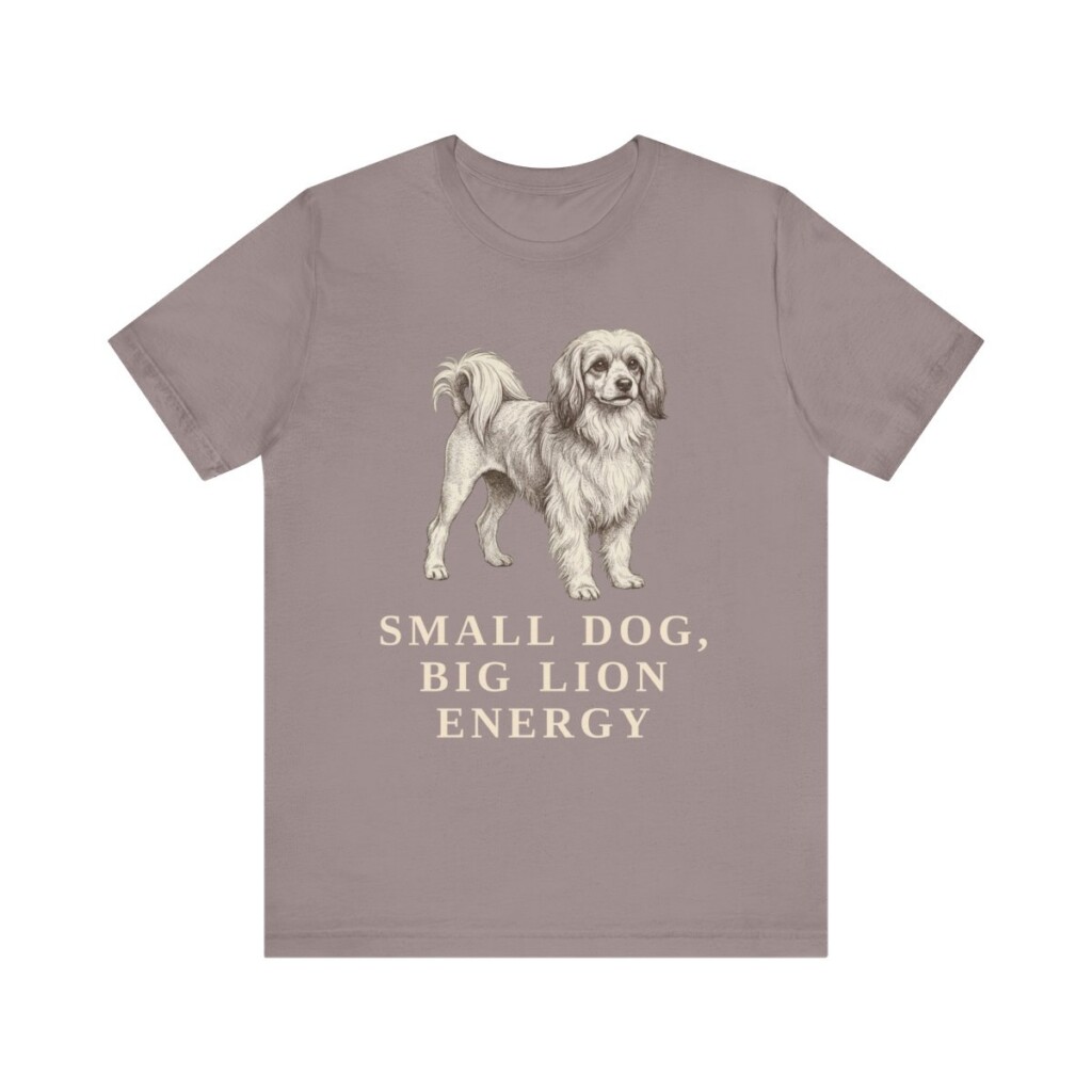 Lowchen Humor Shirt, Vintage Dog Sketch Tee, Dog Humor Gift
