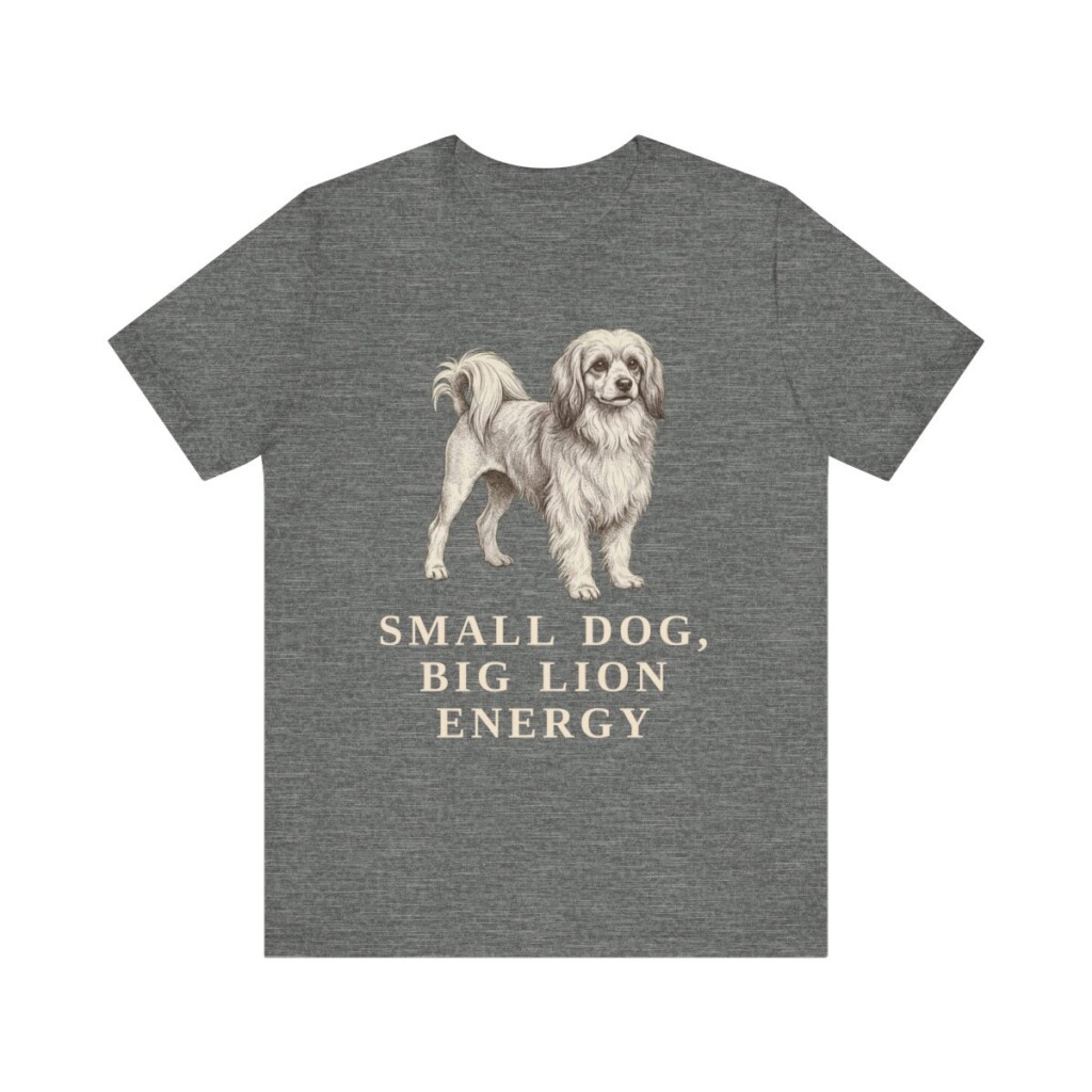 Lowchen Humor Shirt, Vintage Dog Sketch Tee, Dog Humor Gift