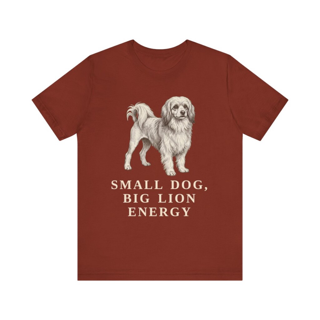 Lowchen Humor Shirt, Vintage Dog Sketch Tee, Dog Humor Gift