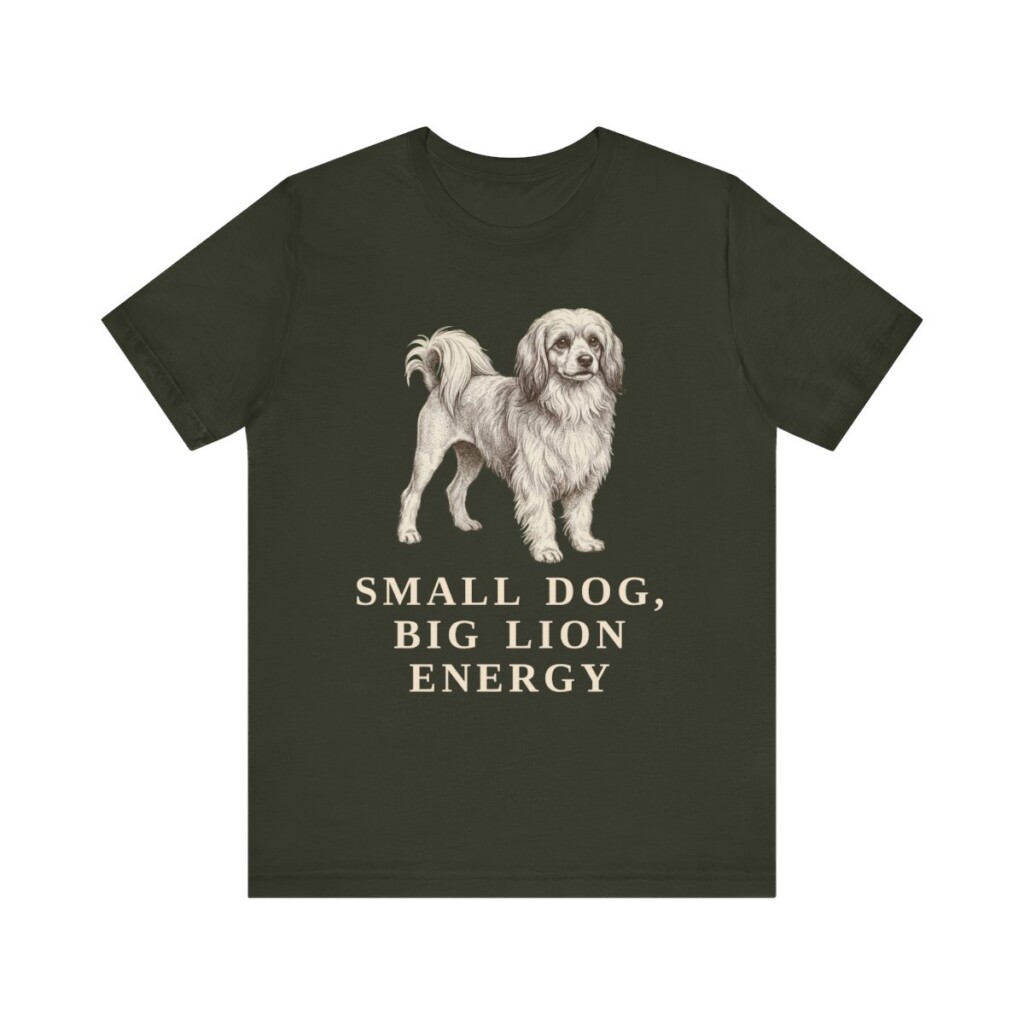 Lowchen Humor Shirt, Vintage Dog Sketch Tee, Dog Humor Gift