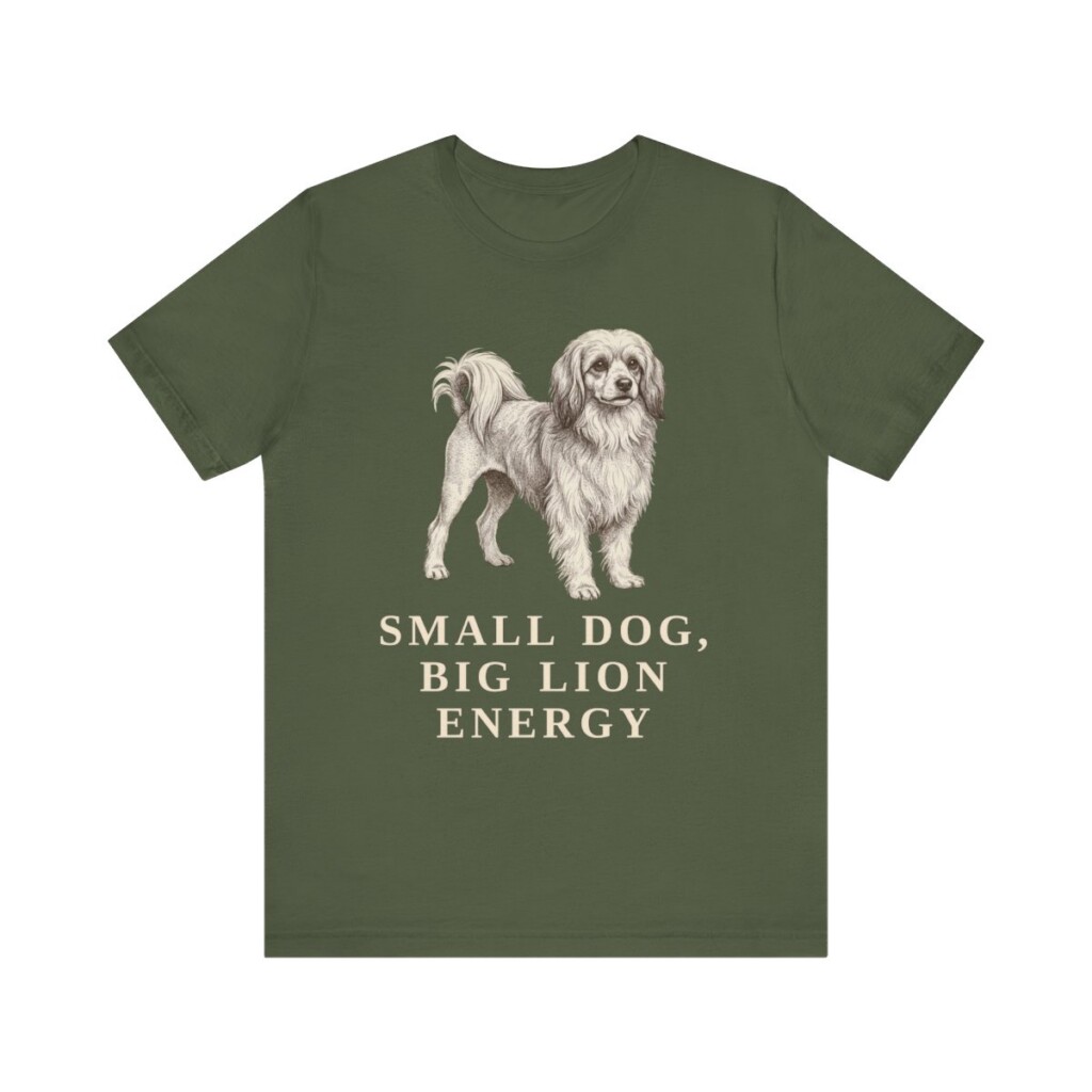 Lowchen Humor Shirt, Vintage Dog Sketch Tee, Dog Humor Gift