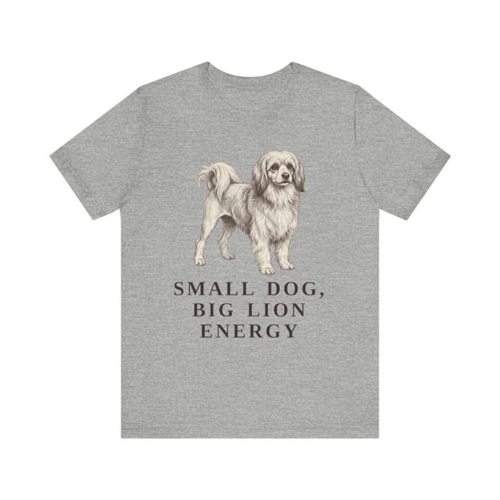 Lowchen Humor Shirt, Vintage Dog Sketch Tee, Dog Humor Gift