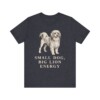 Lowchen Humor Shirt, Vintage Dog Sketch Tee, Dog Humor Gift