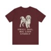 Lowchen Humor Shirt, Vintage Dog Sketch Tee, Dog Humor Gift