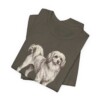 Lowchen Humor Shirt, Vintage Dog Sketch Tee, Dog Humor Gift