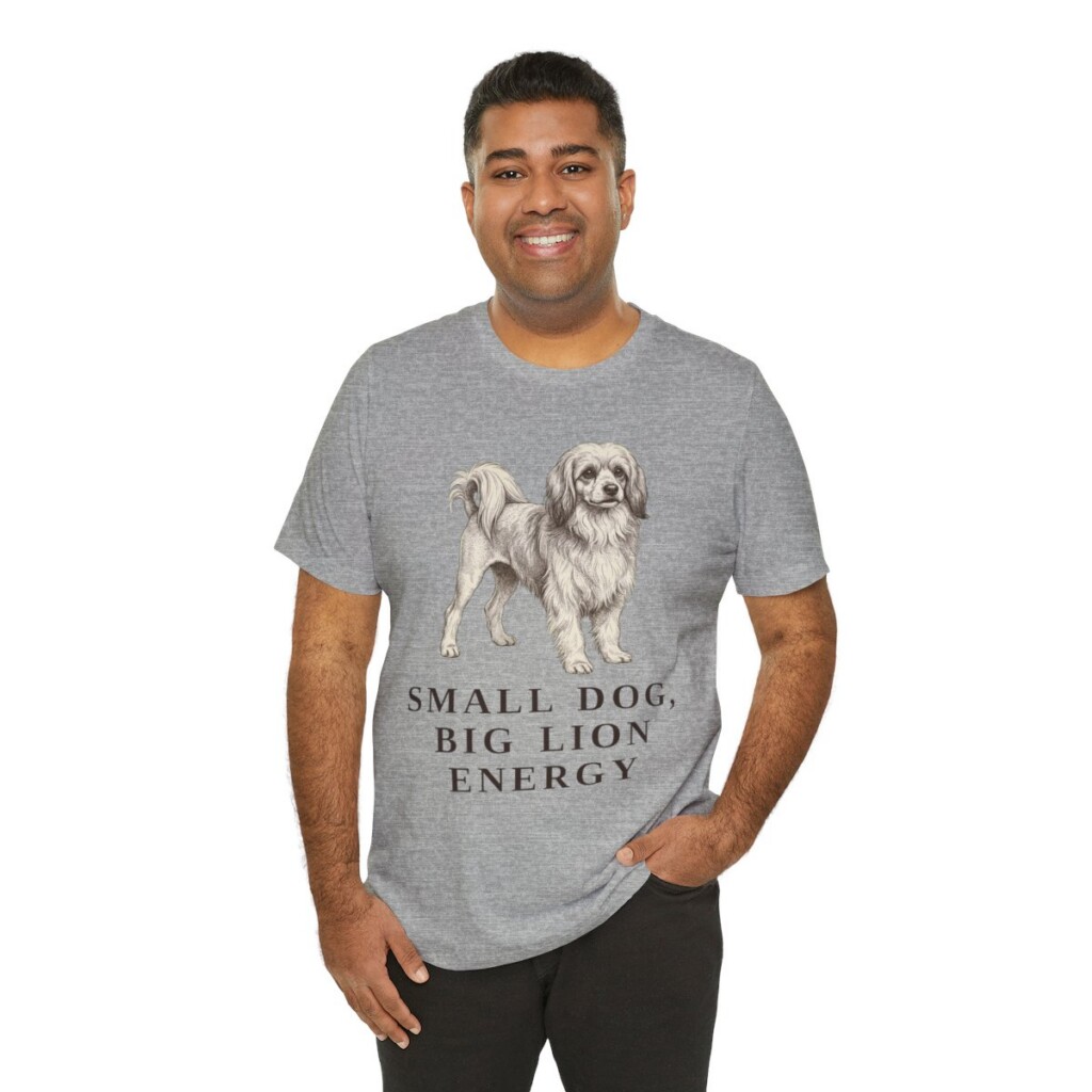 Lowchen Humor Shirt, Vintage Dog Sketch Tee, Dog Humor Gift