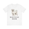 Maltese Mom Shirt, Vintage Dog Sketch Tee, Dog Mom Gift Maltese Mom Shirt, Vintage Dog Sketch Tee, Dog Mom Gift