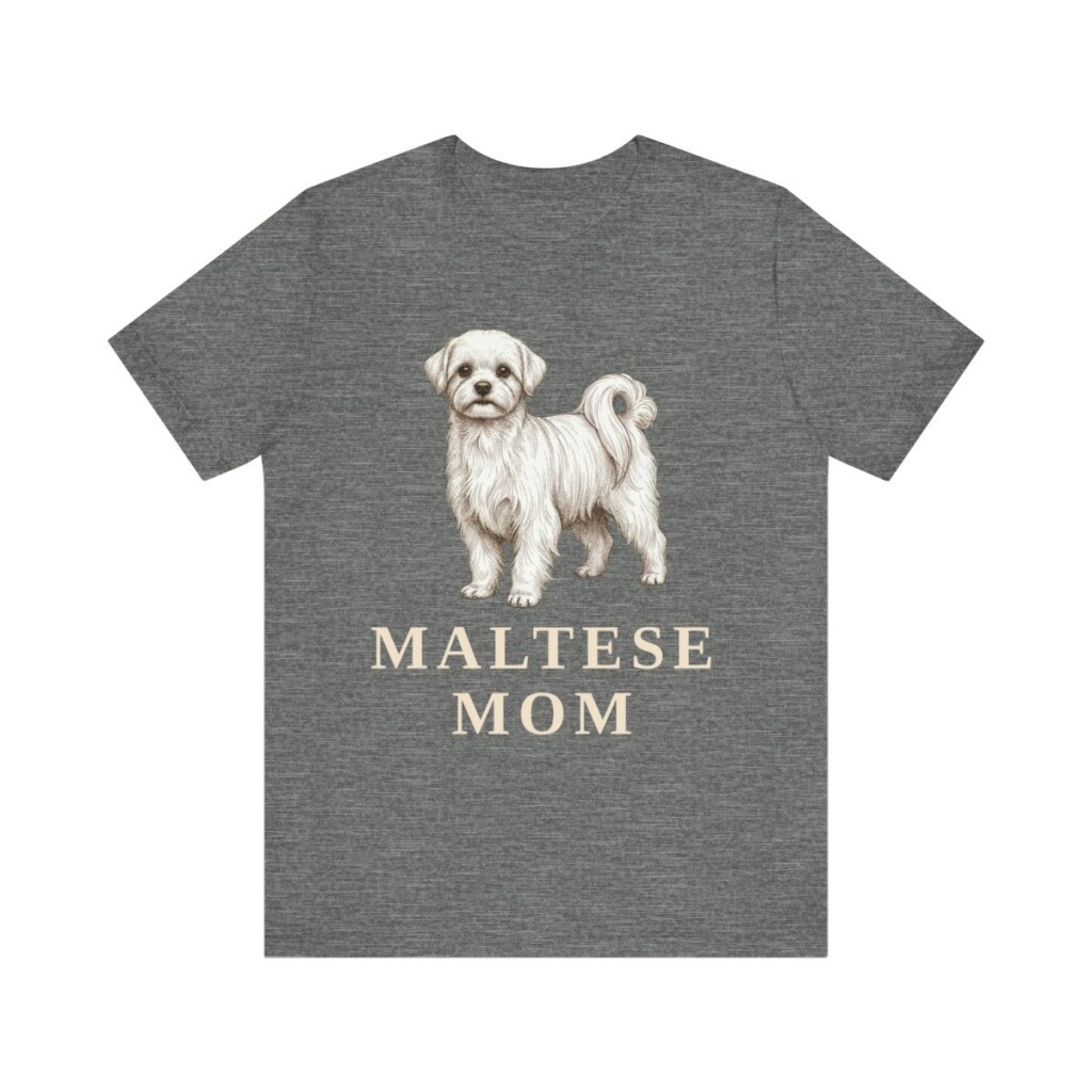 Maltese Mom Shirt, Vintage Dog Sketch Tee, Dog Mom Gift Maltese Mom Shirt, Vintage Dog Sketch Tee, Dog Mom Gift