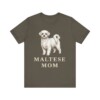 Maltese Mom Shirt, Vintage Dog Sketch Tee, Dog Mom Gift Maltese Mom Shirt, Vintage Dog Sketch Tee, Dog Mom Gift
