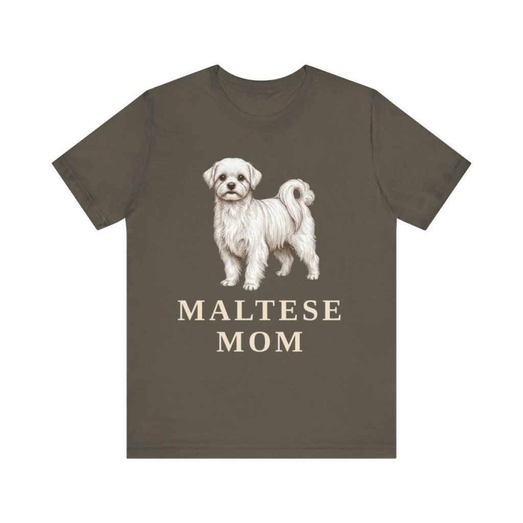 Maltese Mom Shirt, Vintage Dog Sketch Tee, Dog Mom Gift Maltese Mom Shirt, Vintage Dog Sketch Tee, Dog Mom Gift