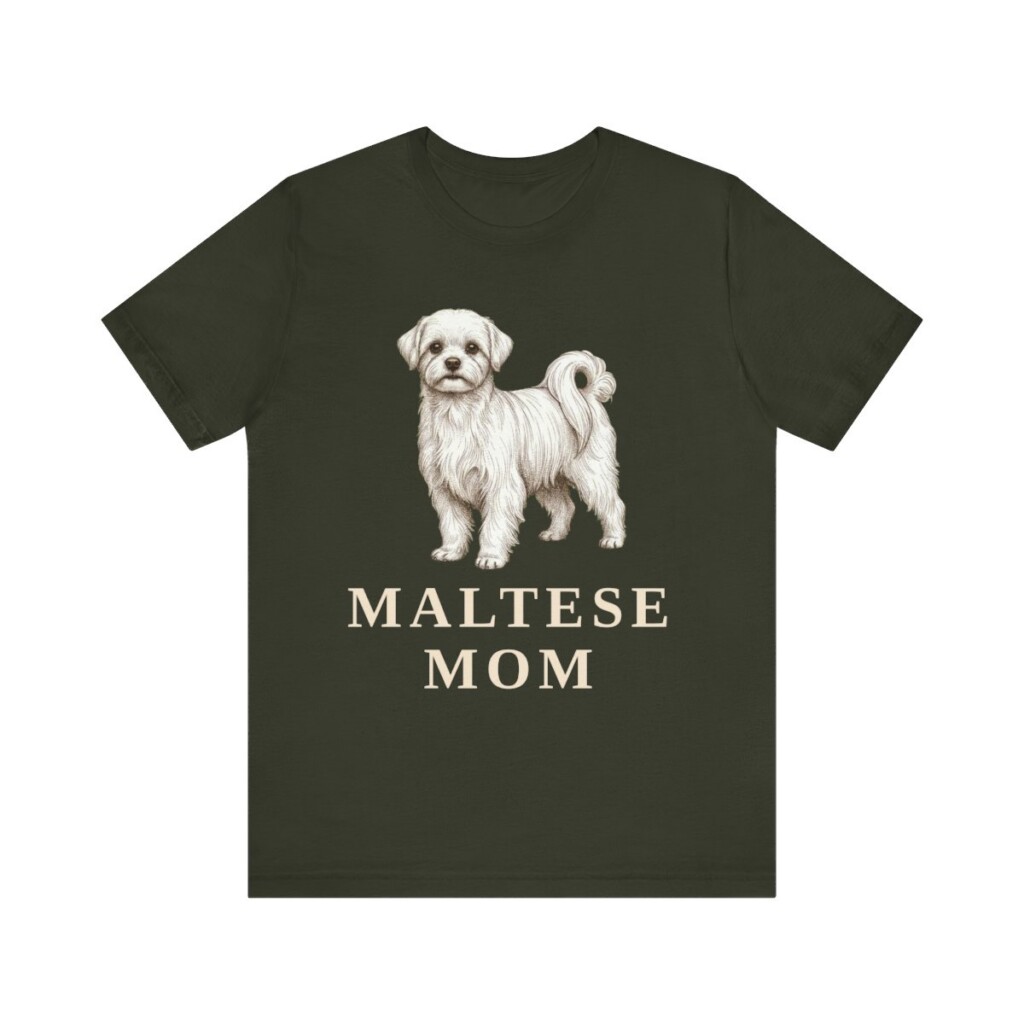 Maltese Mom Shirt, Vintage Dog Sketch Tee, Dog Mom Gift Maltese Mom Shirt, Vintage Dog Sketch Tee, Dog Mom Gift