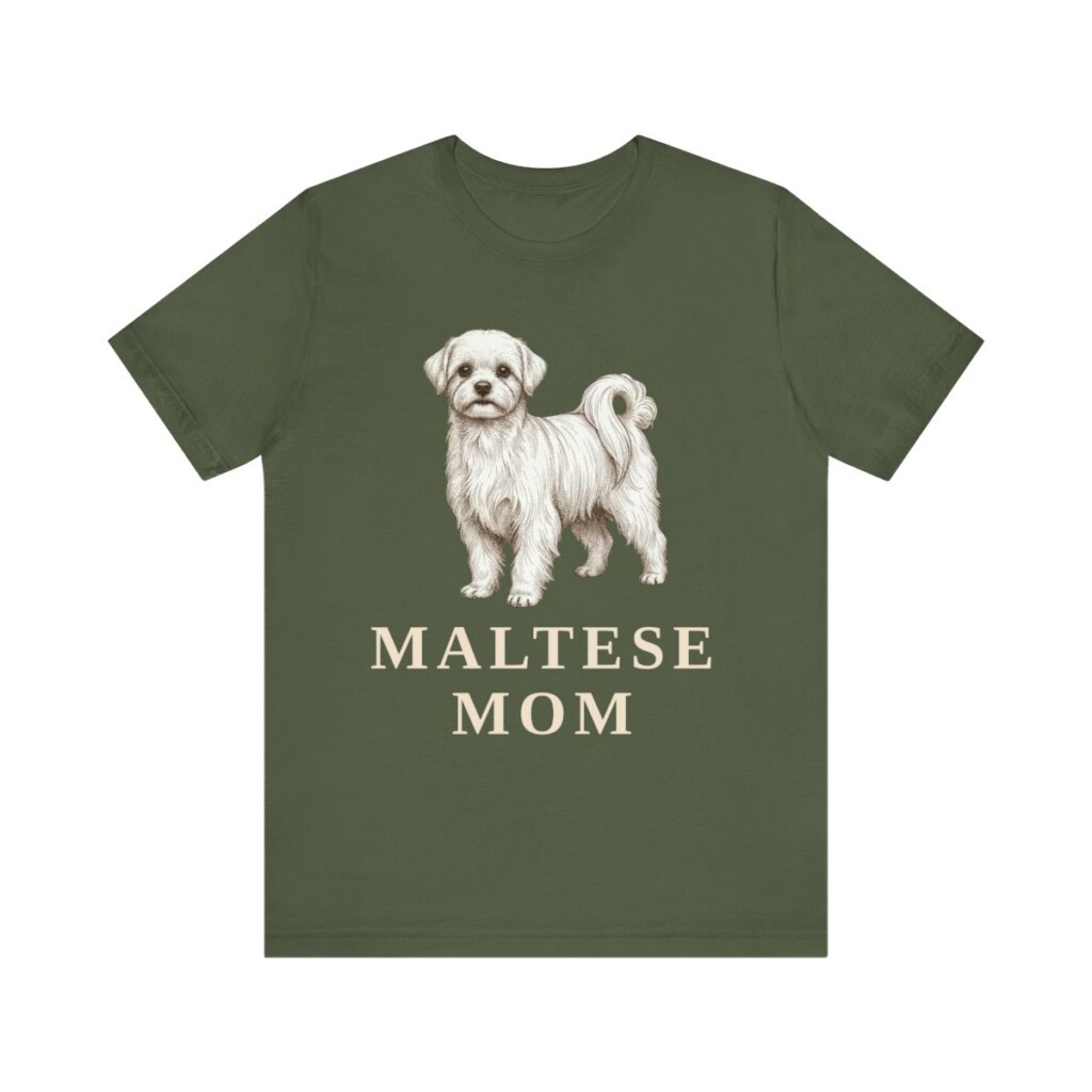 Maltese Mom Shirt, Vintage Dog Sketch Tee, Dog Mom Gift Maltese Mom Shirt, Vintage Dog Sketch Tee, Dog Mom Gift