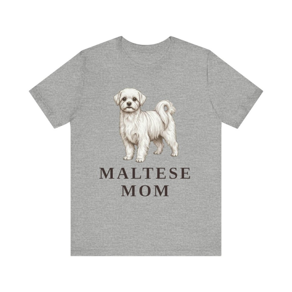 Maltese Mom Shirt, Vintage Dog Sketch Tee, Dog Mom Gift Maltese Mom Shirt, Vintage Dog Sketch Tee, Dog Mom Gift